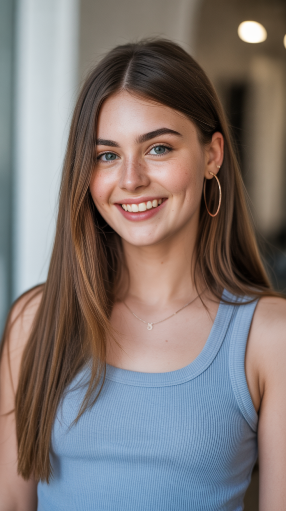 Asymmetrical Side Part