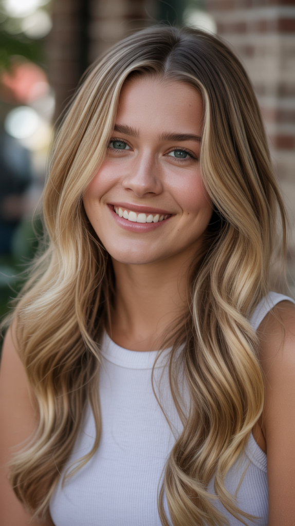  Dirty Blonde with Sandy Blonde Highlights