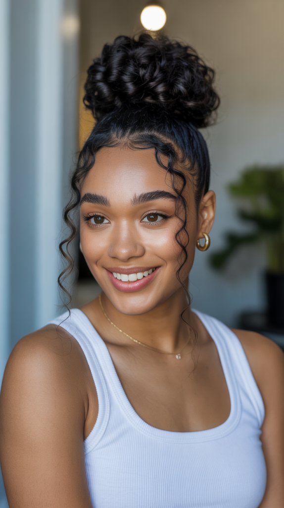 Bubble Ponytail Updo