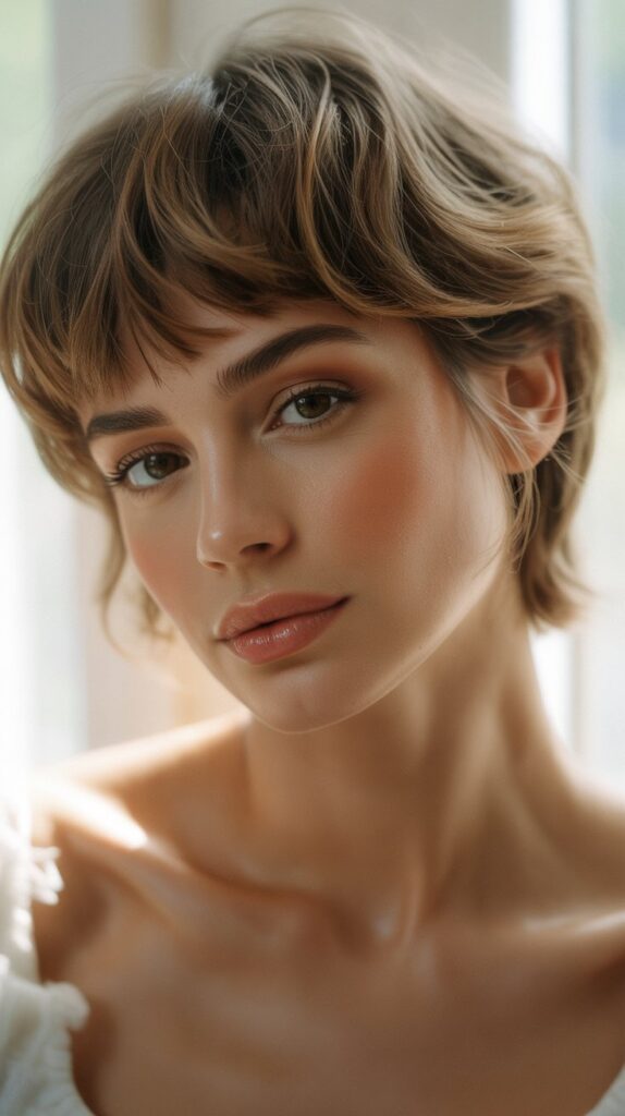 Messy Pixie with Baby Bangs