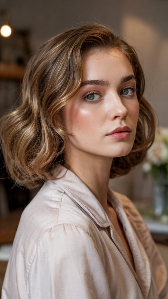 27+ Cute Haircuts for Thin Hair to Add Volume and Style 24 Collarbone Cut with Flipped Ends