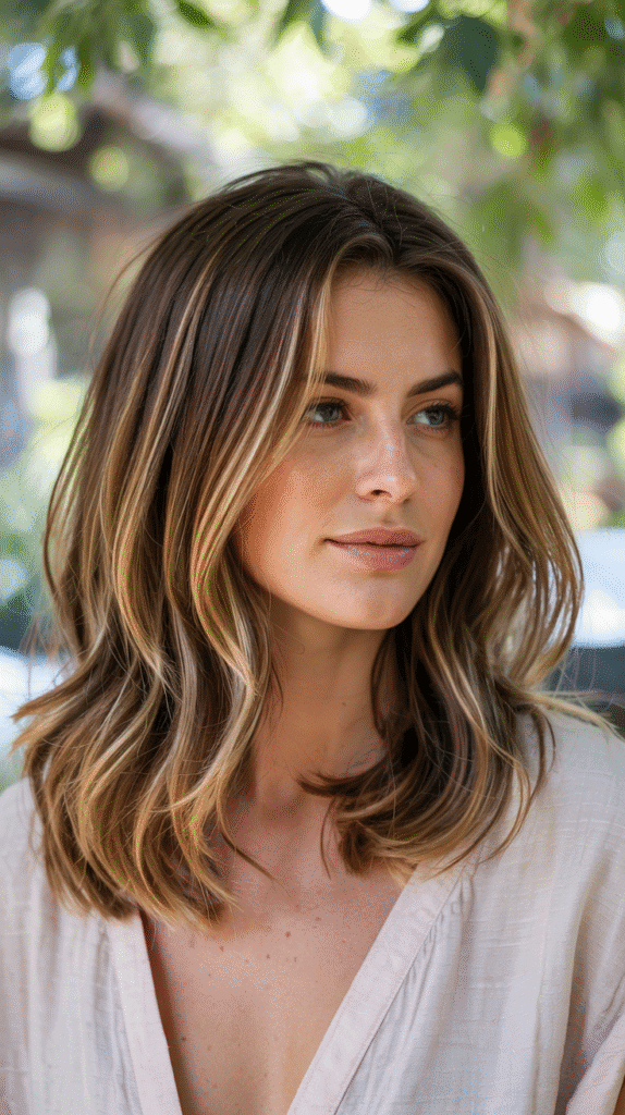  Balayage Layered Long Bob