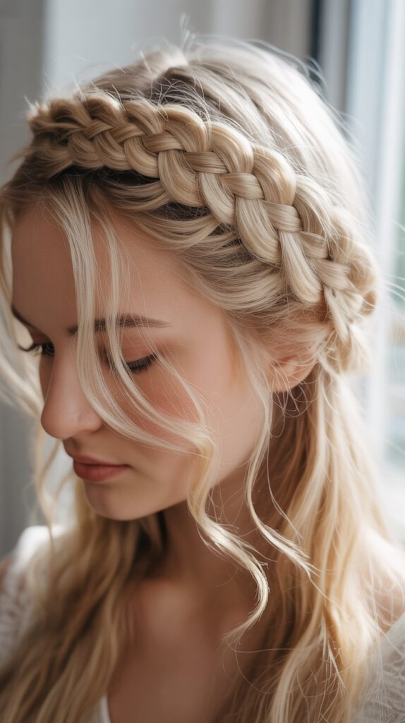 30 Braided Greasy Hair Hairstyles to Try 25 Milkmaid Braid