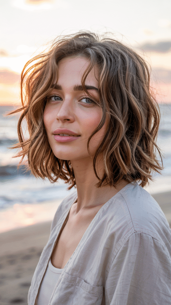  Tousled Layered Long Bob