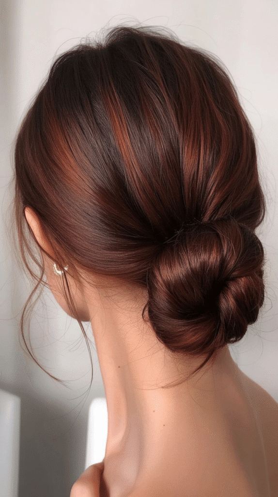 30+ Stunning Burgundy Hair Color Ideas That Will Turn Heads 23 Burgundy Updo