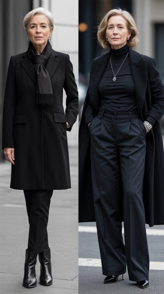 Monochromatic Black Power Outfit