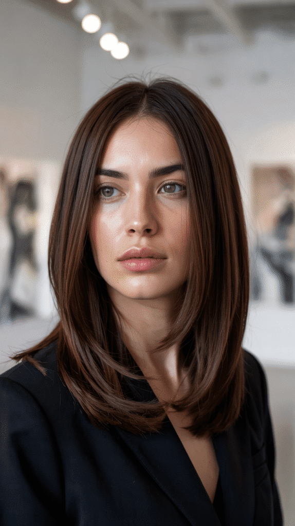 A-Line Layered Long Bob