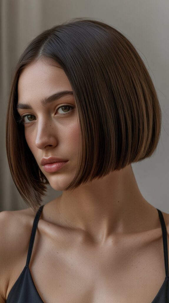 27 Stunning Bob Haircuts for Fine Hair 2025 1 The Classic Blunt Bob