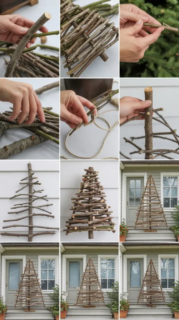 Branch and Twig Christmas Trees