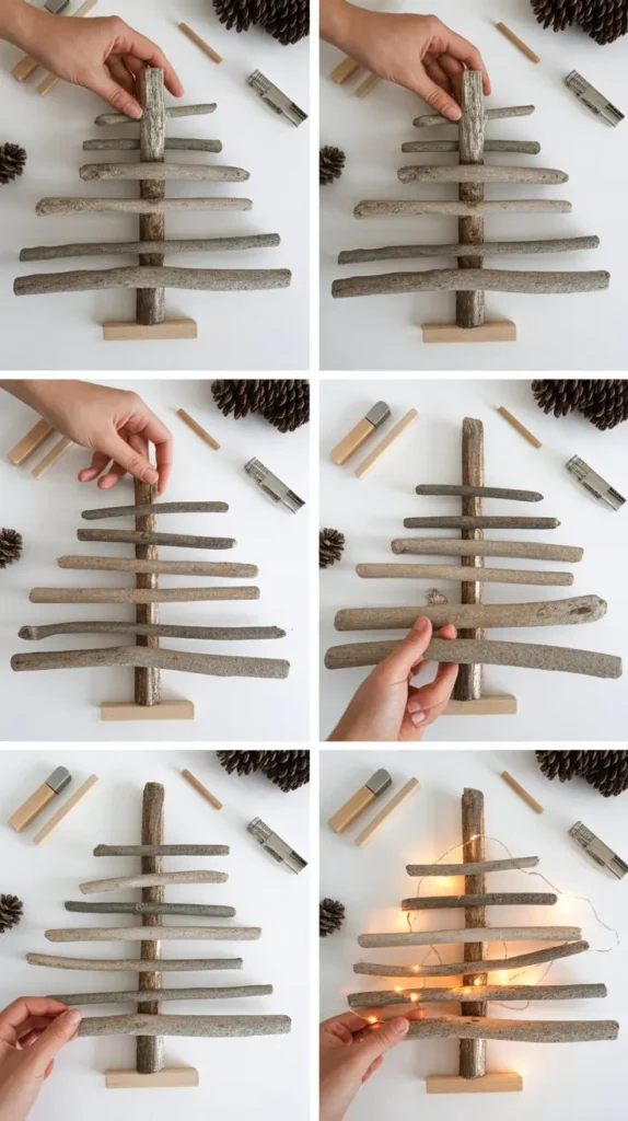 Driftwood Christmas Tree