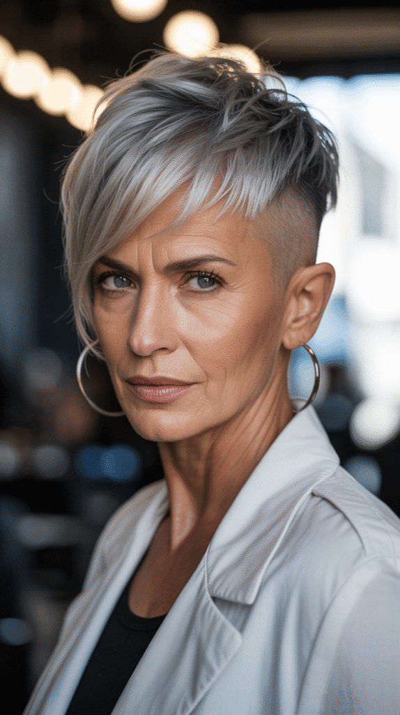 Best 30+ Short Hairstyles for Women Over 60 That Will Turn Heads 18 The Undercut Pixie