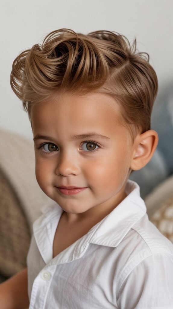 Longer Pompadour Style