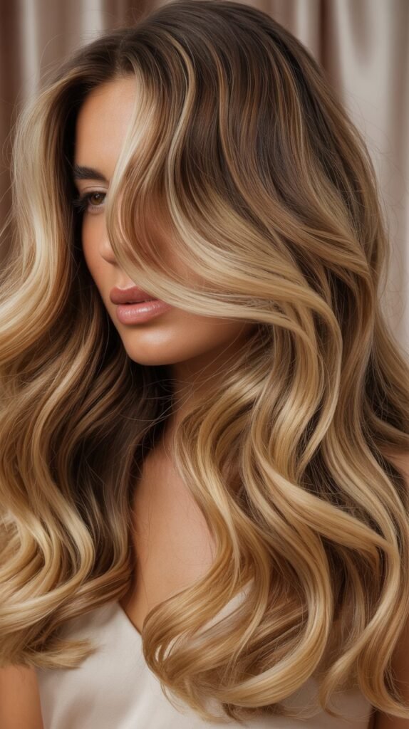 Wheat Blonde Balayage