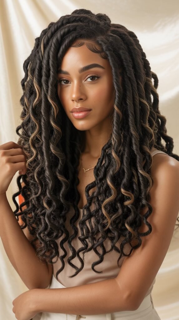Goddess Locs (Faux Locs Style)