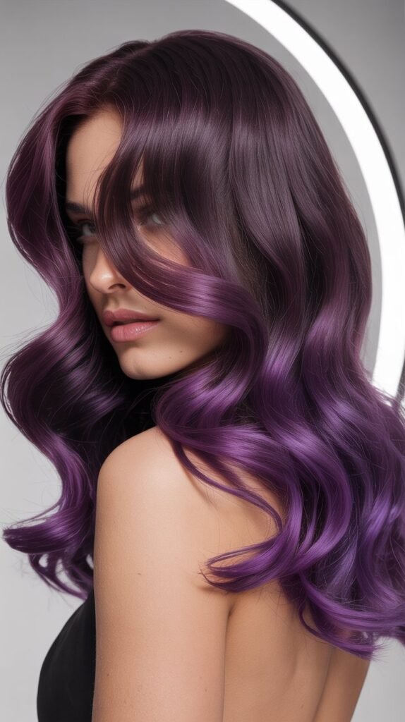  Plum Purple Ombre