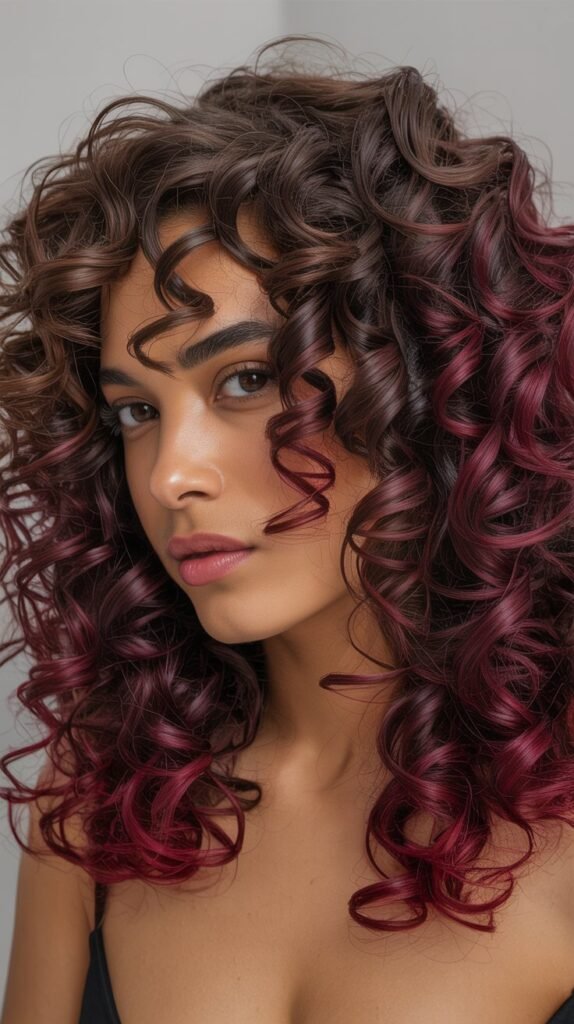 Burgundy Ombre