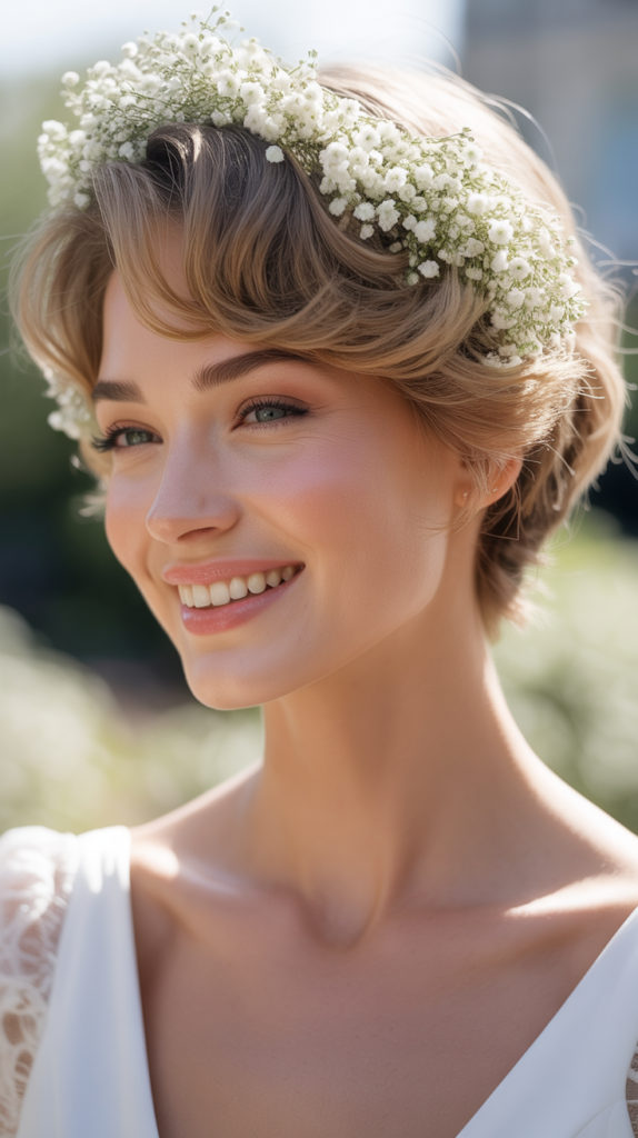 Romantic Twist with Baby's Breath