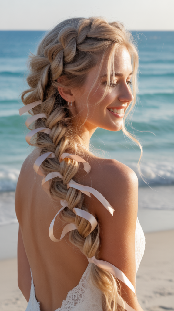 Mermaid Braid With Ribbons