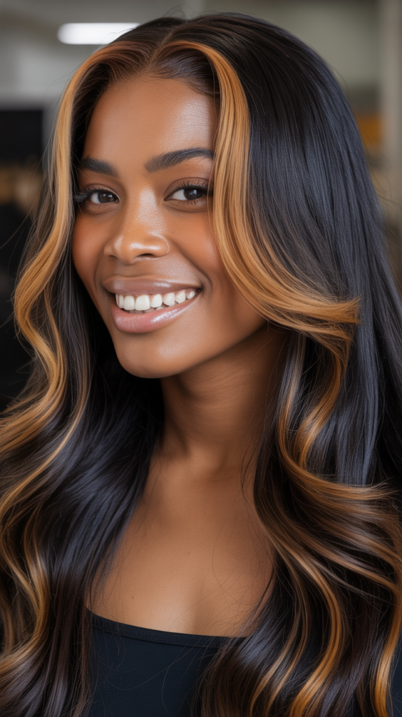  Face-Framing Highlights