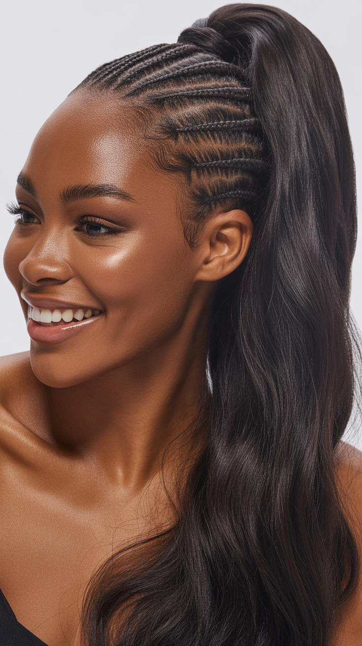 Beautiful Natural Straight Hairstyles Black Women