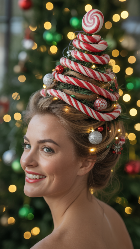 Wrapped Gift Bow Ponytail