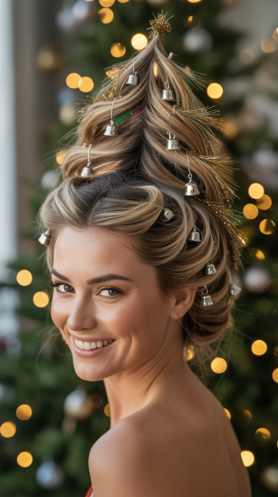 Jingle Bell Hair Rings