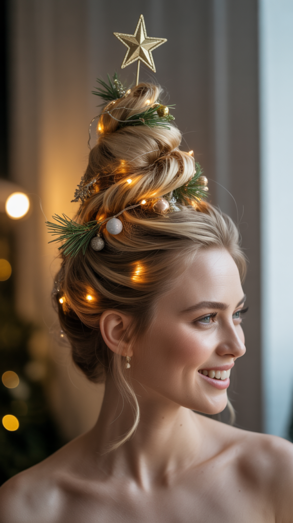 Star-Topped French Twist