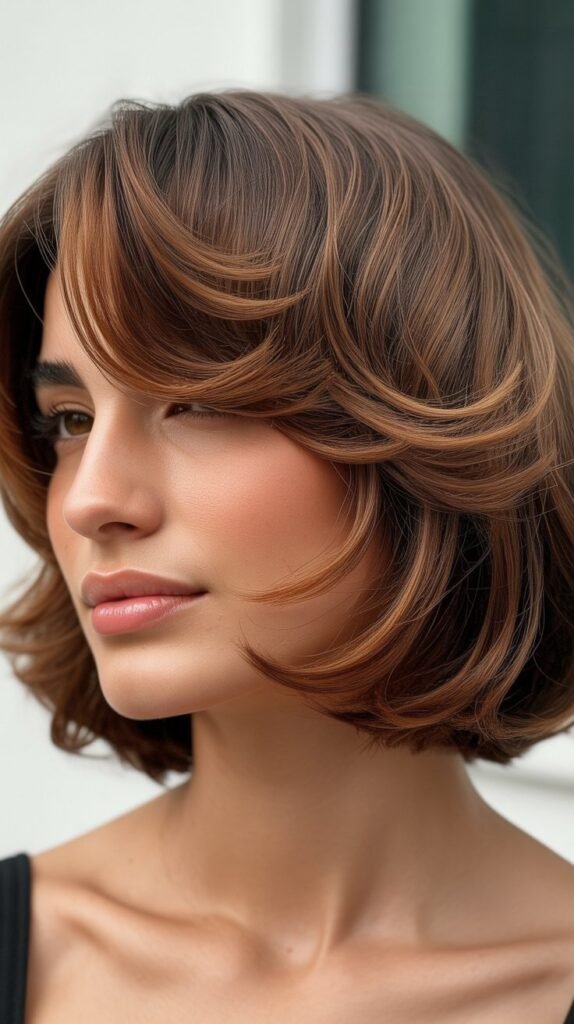 Bouncy Bob with Rounded Bangs