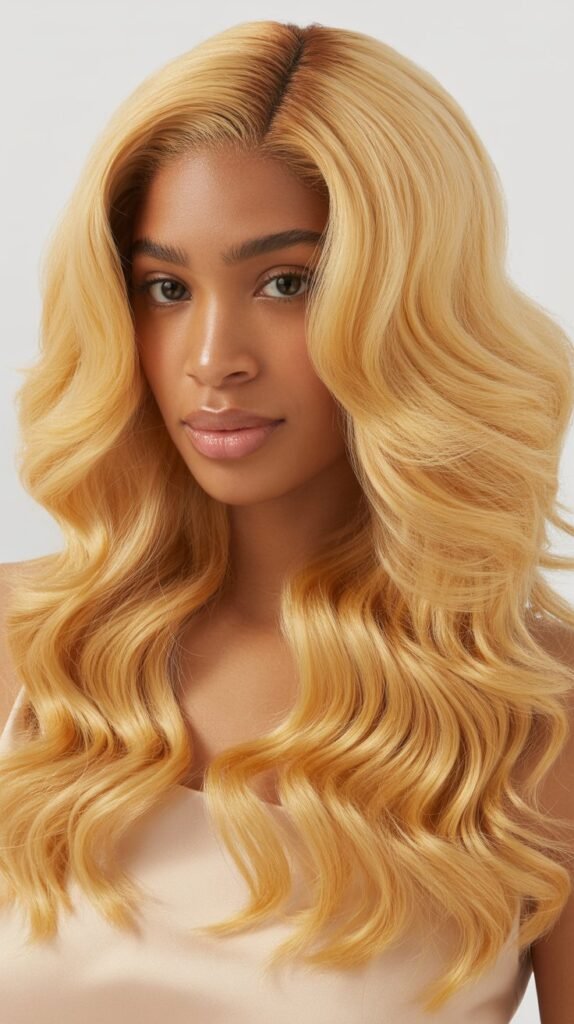 Honey Blonde Soft Body Wave