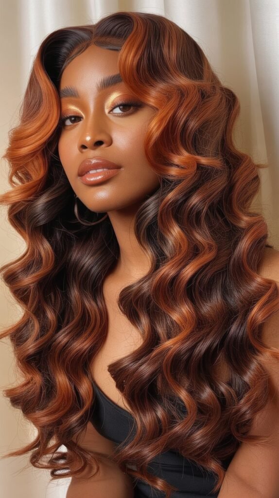 Copper-Toned Deep Wave