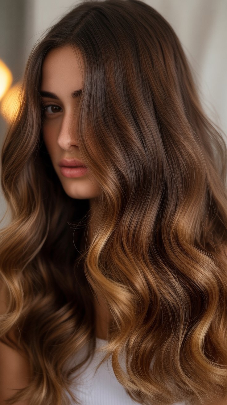 30 Chocolate Caramel Melt Hair Transformations Taking Over Social Media