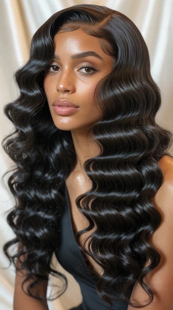 Jet Black Deep Wave