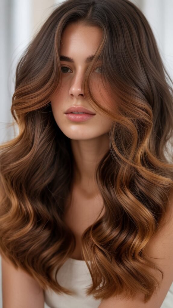 Chocolate Caramel Melt for Wavy Hair