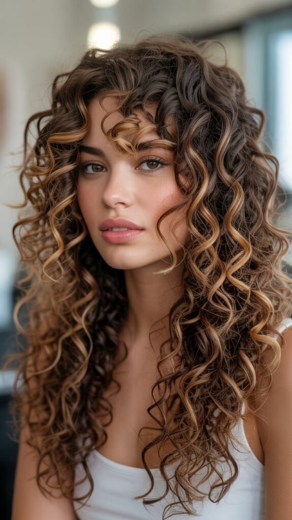 Chocolate Caramel Melt for Curly Hair