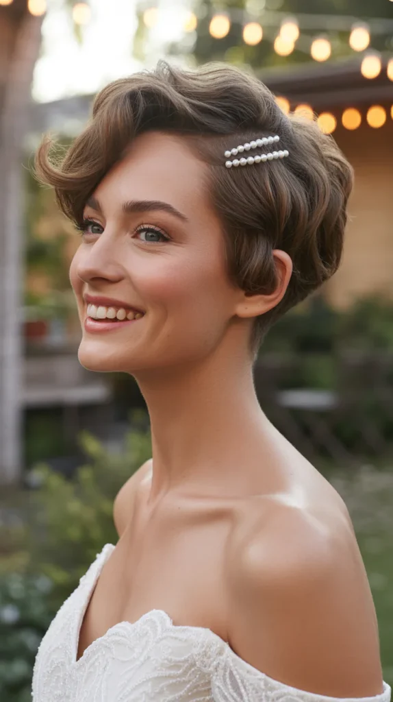 Stunning Short Hair Wedding Looks That'll Steal the Show