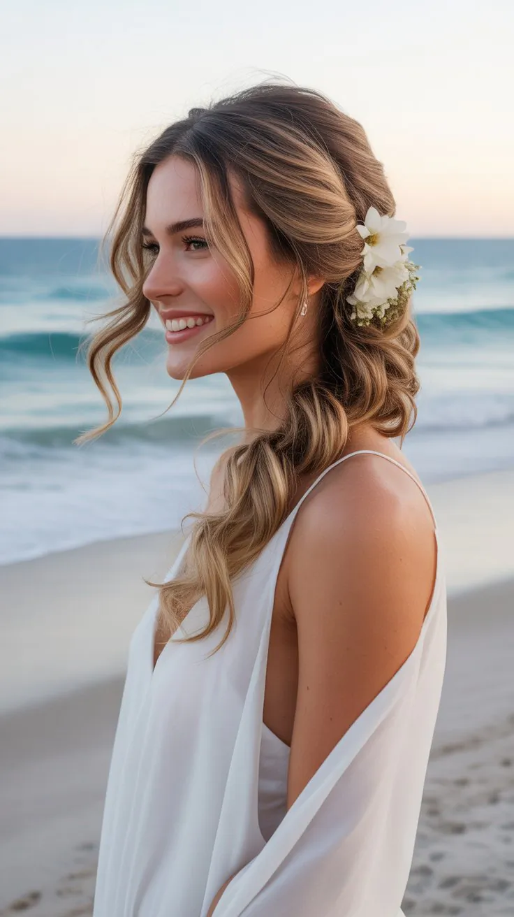 Stunning Beach Wedding Hairstyles That Will Make Waves