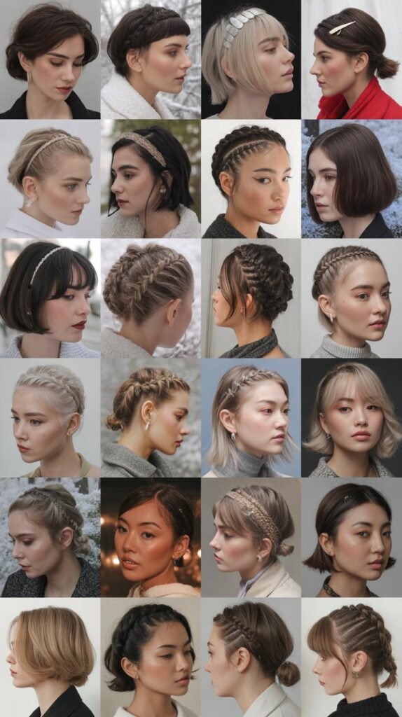 30 Chic Winter Hair Braids for Short Hair