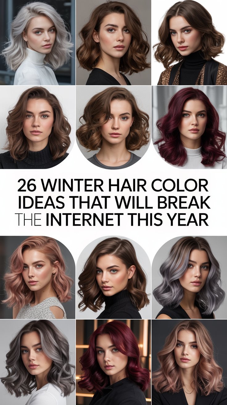 26 Winter Hair Color Ideas That Will Break the Internet This Year