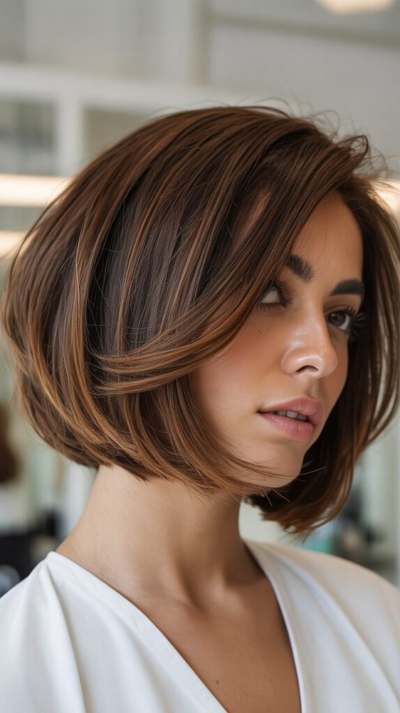 Textured Angled Bob