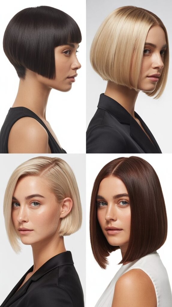 5. Natural Texture Inverted Bob