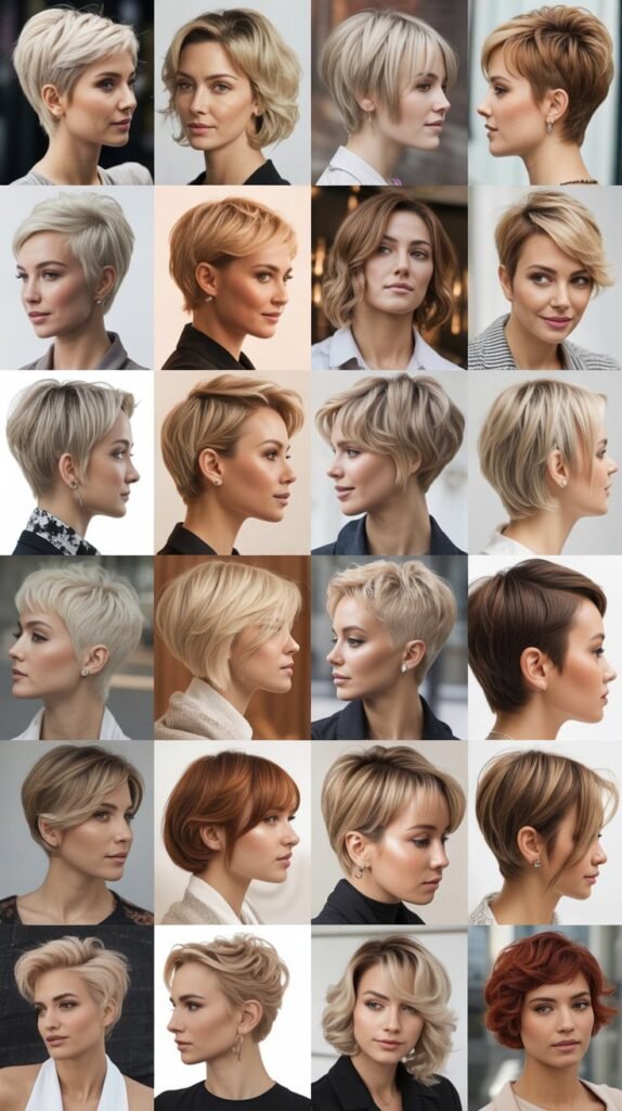 25 Chic Short Blonde Hair with Lowlights