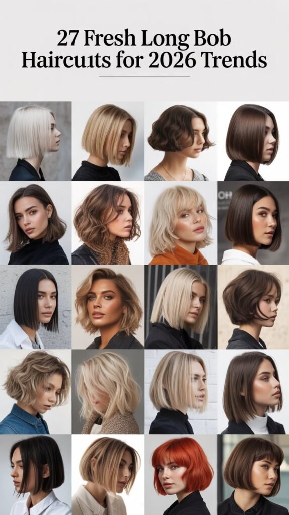 27 Fresh Long Bob Haircuts for 2026 Trends