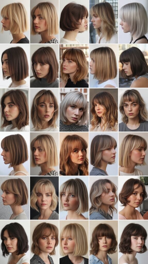 30 Fresh Long Bob with Curtain Bangs for Everyday Wear