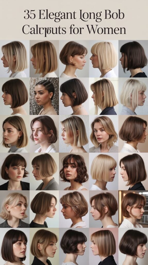 35 Elegant Long Bob Haircuts for Women