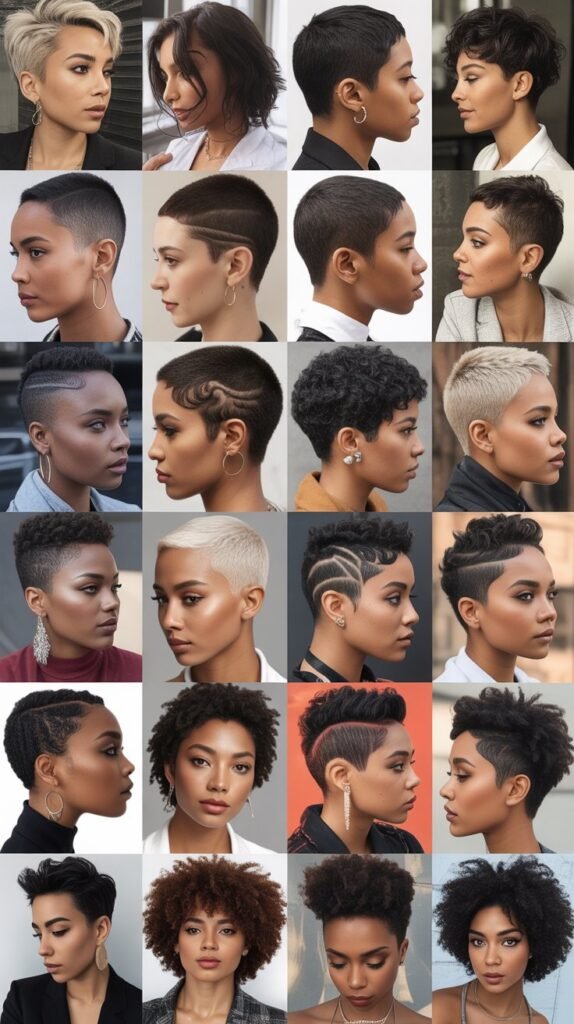 30 Trendy Low Cut Hairstyles for Black Women with Short Hair