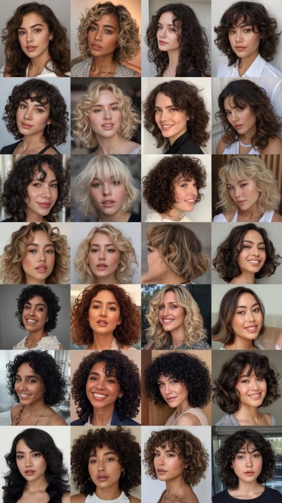 30 Trendy Medium Curly Haircuts to Try