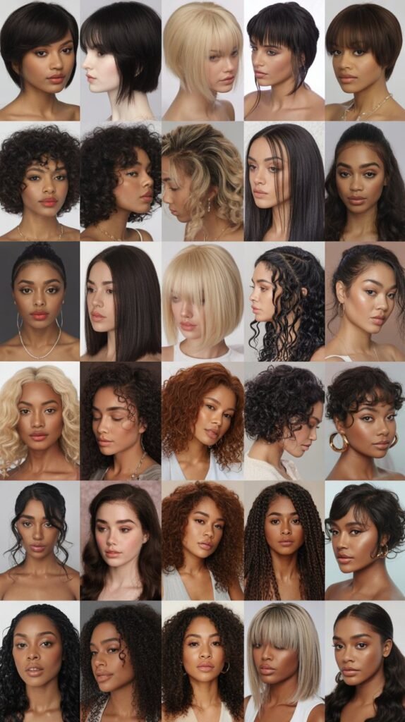 30 Beautiful Wig Styles for Black Women with Middle Parts 30 Beautiful Wig Styles for Black Women with Middle Parts