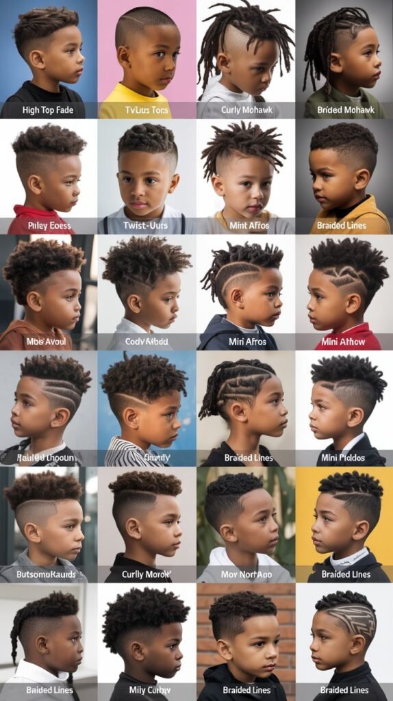 20 Trendy Little Boy Haircuts for Black Hair