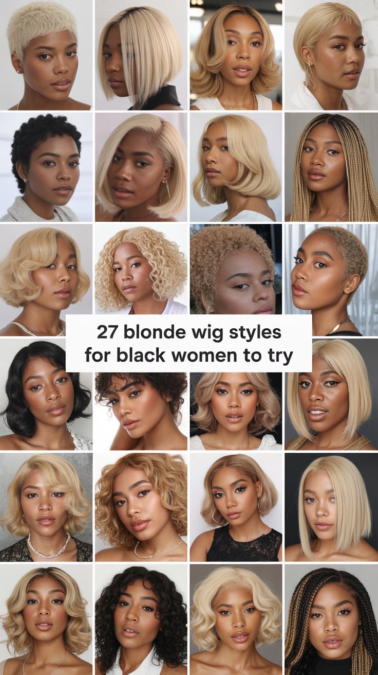 27 Blonde Wig Styles for Black Women to Try