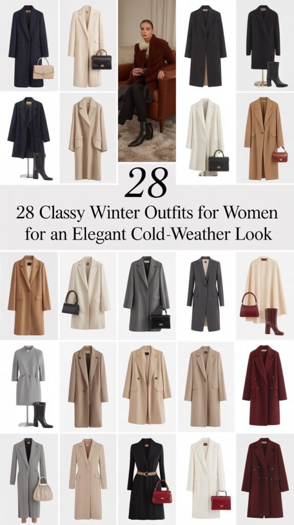 28 Classy Winter Outfits for Women for an Elegant Cold-Weather Look